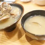 札幌ザンギ本舗 - あさり汁大、小