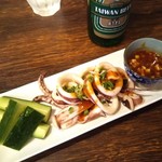 麺線屋formosa - イカの海鮮ソース(涼拌五味花枝)