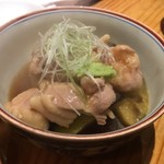 Rin - ＊ 賀茂なすと津軽鶏の煮物 850円