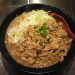 麺創研 紅 - 紅バラ増しみそらーめん950円