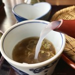 そば処　千成 - 蕎麦湯
