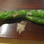 千成寿司 - 万願寺唐辛子　大人の苦旨！　ビールがすすむ～　☆３・５