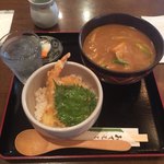 Tsuru rin - ミニカレーうどん＋ミニ天丼（ミニカレーうどん普通盛変更）