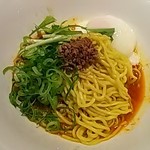 麺屋 麻沙羅 - 汁なし担々麵、温玉