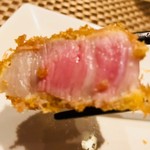 にし邑 - レア仕上げで超やわらか！