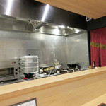 阿波座 なが友 - オープンキッチン('18.6月下旬)