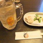 あうん酒房 楽 - ハイボールとお通し