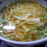 名登利寿し - にゅうめん♬お出汁が美味しい〜♡きのこが最高♬