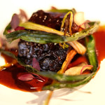 D'ORO HATSUDAI - ランチコース 3780円 の鹿の赤ワイン煮込み