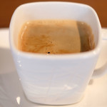 D'ORO HATSUDAI - ランチコース 3780円 のコーヒー