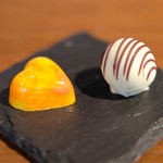 D'ORO HATSUDAI - ランチコース 3780円 の小菓子