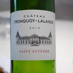 フランス料理 ル・クール - 2018/5/3  ボルドーサンテステフのトロンコ ラランド