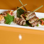 BBQ 青森ガーデン - こだわりの野菜巻き串３種