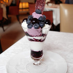 資生堂パーラー - 岐阜県 揖斐郡産 ブルーベリーのパフェ