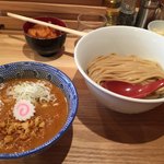 麺の極 はなみち - 海老つけ麺 800円^ ^ 期待どおりの美味しさ^ ^ 