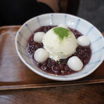 純喫茶 長寿 - クリームぜんざい600円