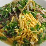 玉八 - 冷しラーメン/アップ