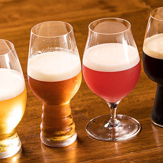 常時9種☆豊富なクラフトビール・自社醸造ビールも4tap！