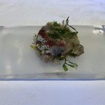 ウシマル - 縞鯵のカルパッチョ