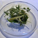 ウシマル - サラダ・大豆のソース