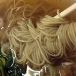博多豚骨　麵屋蓮々 - 醤油ラーメン　極細ストレート