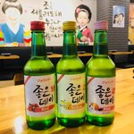 明洞タッカルビ - ドリンク写真:ジョウンデーもも ザクロ ゆず味でございます