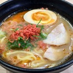 かっぱ寿司 - 一幻監修 海老ラーメン 390円 (税別)　期間限定