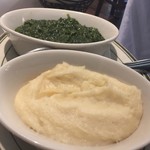 Wolfgang's Steakhouse by Wolfgang Zwiener - スピナッチ&マッシュポテト❣️日本では出せない味w