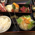 松阪牛たんど - あみ焼き定食  竹