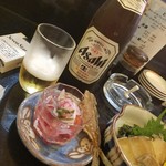 浅草寿司場 日向丸 - 煮あわびも食べてました( ≧∀≦)ノ