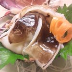 割烹 やました - 肉厚トリガイ　アップ.JPG