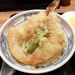 阪急そば若菜 - 定食のミニ天丼