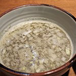 寿製麺 よしかわ - プレミアム煮干しつけそば　スープ