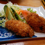 寿司・御食事処 敏 - 牡蠣フライ