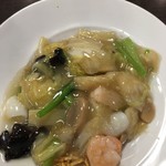 中国家庭料理 神洲之華 - 海鮮あんかけ焼きそば ハーフ