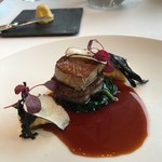 CROWN - 国産牛フィレ肉のポワレ フィナンシェール風/ポテトのニョッキ/サマートリュフ。