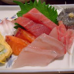 魚屋はちまき - 刺身は7点もり