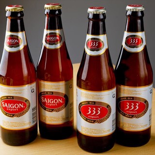 【ベトナムビールもご用意！】333（バーバーバー）もご用意