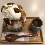パティスリーカフェ エムヤスヒコ - かき氷「いちぢく」