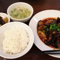 青菜 丸の内ブリックスクエア店 - 日替わり定食 2018.07