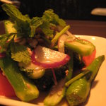 ハンサム食堂 - 夏野菜のサラダ