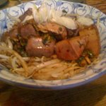 酒処ひよし - レバサイコロステーキ