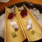 覚弥別墅  - 天然南鮪　太刀魚　メイゴ(クログチ)