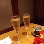 覚弥別墅  - お誕生日でシャンパンのサービスをいただきました
