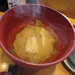 海の見えるカウンター寿司 鮨屋台 - 【味噌汁】