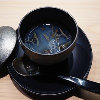 鮨 なんば 日比谷 - 浅利の出汁と蓴菜