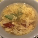 一味玲玲 - トマトと玉子スープ