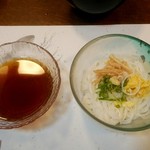 松ふさ - 天ぷら定食のそうめん