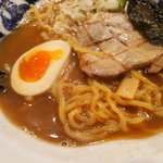 弟子屈ラーメン - 魚介しぼり醤油アップ