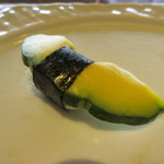 海の見えるカウンター寿司 鮨屋台 - 【南瓜の浅漬け】